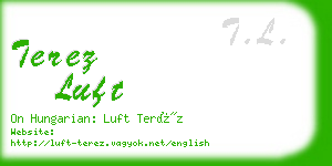 terez luft business card